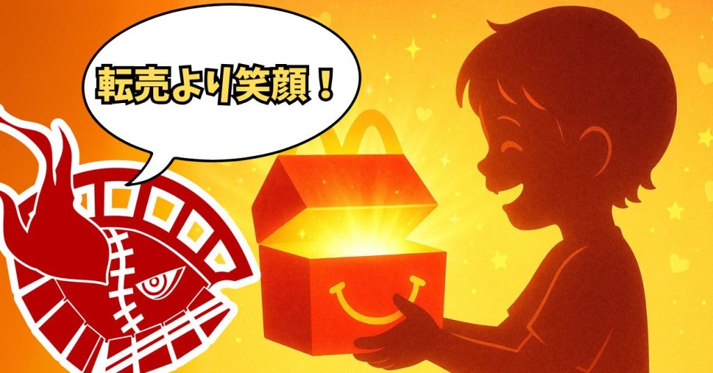 ハッピーセットは子供優先!転売より笑顔!