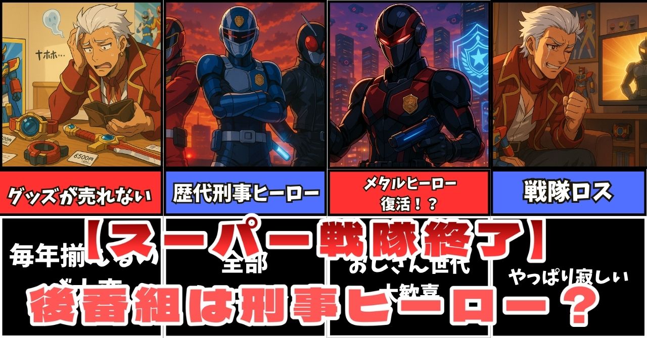 スーパー戦隊終了と刑事ヒーロー特集のサムネイル画像